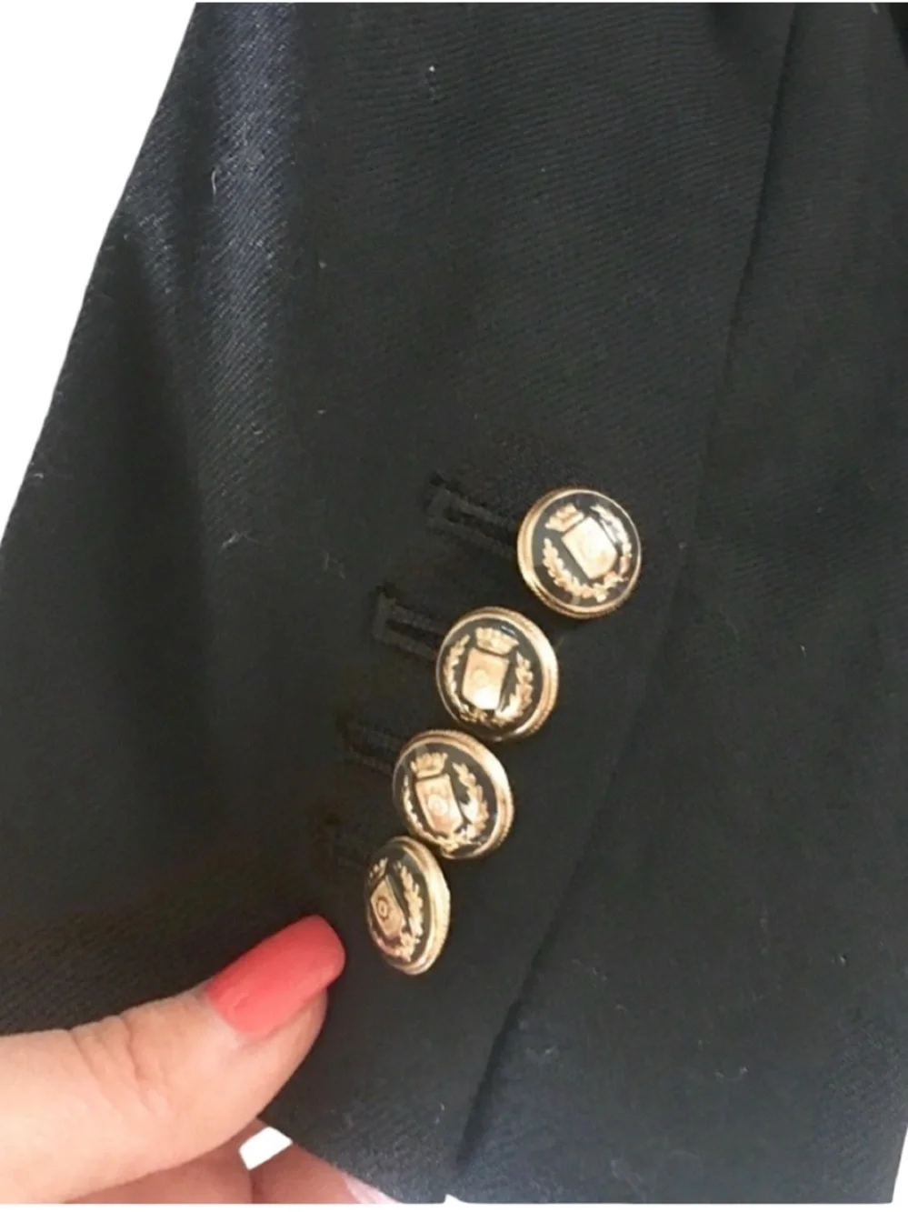 J. Crew Campbell Black Wool Single Button Blazer Size 4 Tall